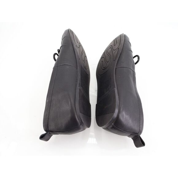 Gentle Souls Marilyn Ballet Flats Womens 7 Black Leather Slip on Bow Shoes - Picture 9 of 11